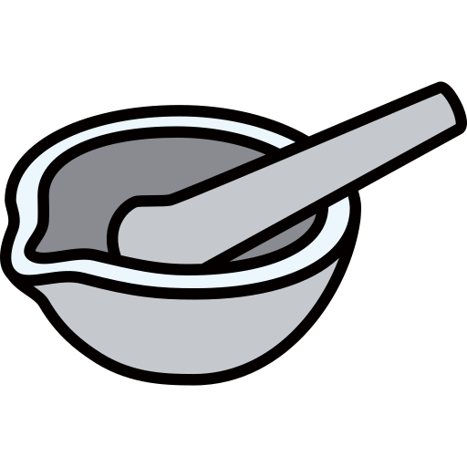 mortero y maja icono gratis