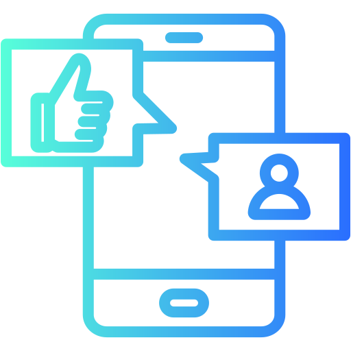 medios de comunicación social icono gratis