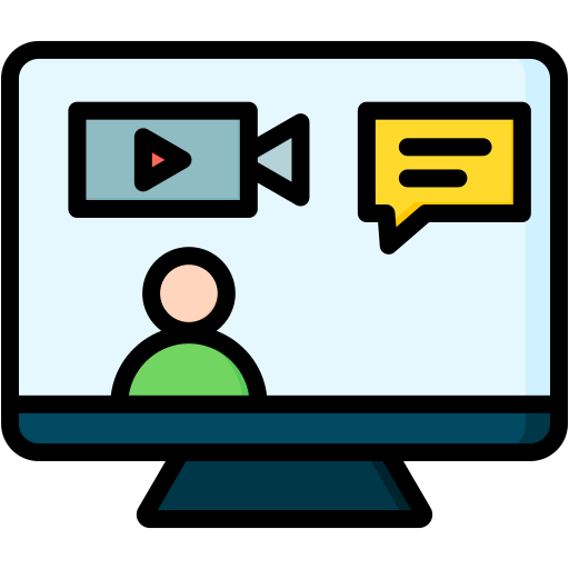 Live streaming free icon