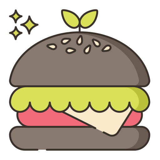 hamburguesa vegetariana icono gratis