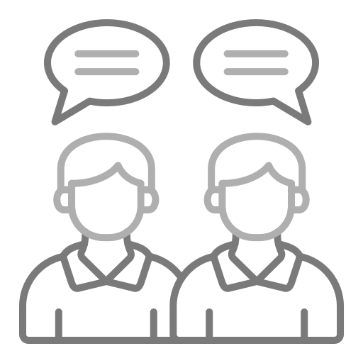 charlando icono gratis