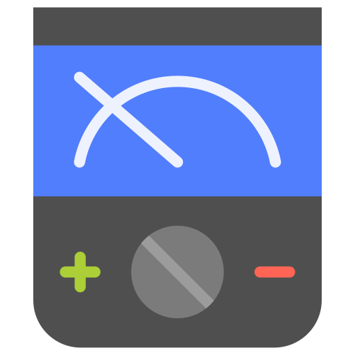 voltímetro icono gratis