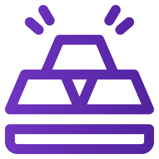 lingote de oro icono gratis