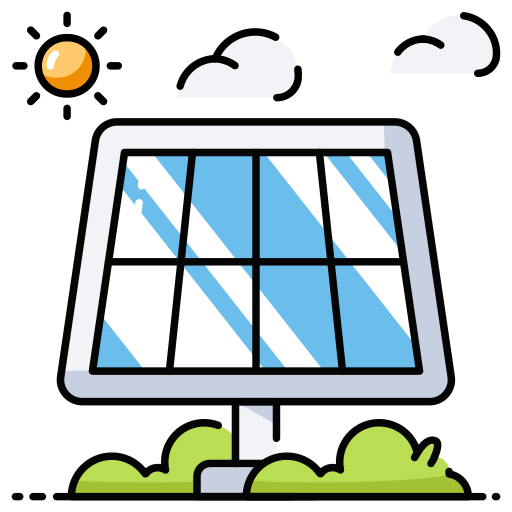 panel solar icono gratis