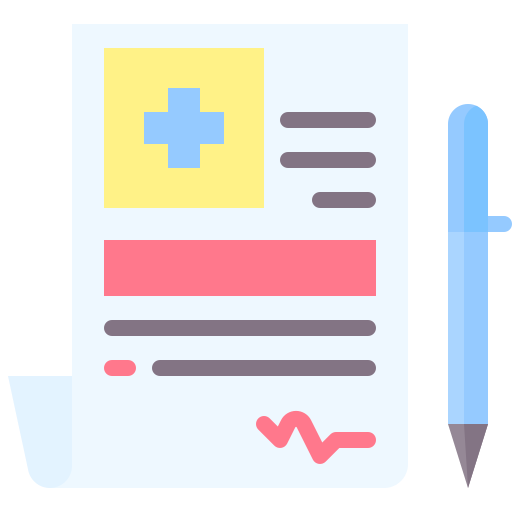 reporte de salud icono gratis