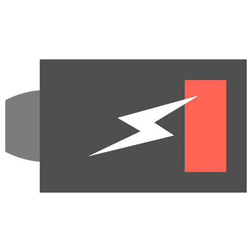batterie en charge Icône gratuit