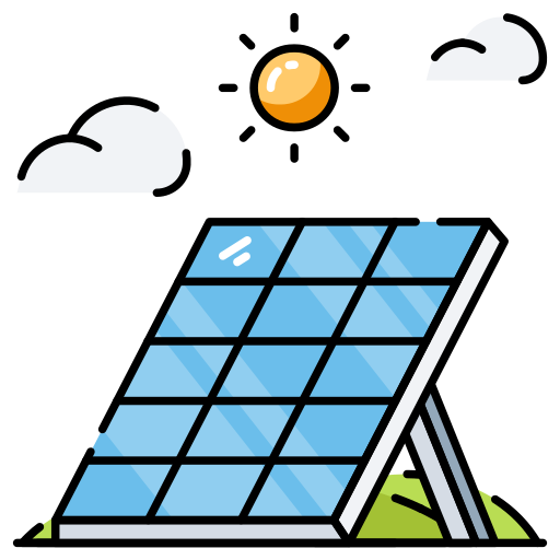 panel solar icono gratis