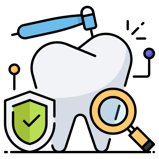 cirugía dental icono gratis