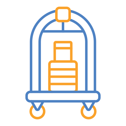 carrito de equipaje icono gratis