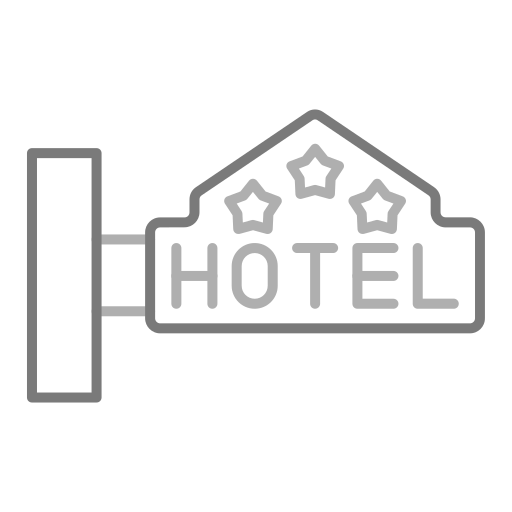 señal de hotel icono gratis