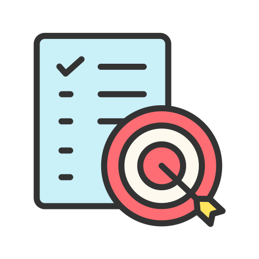 misión icono gratis