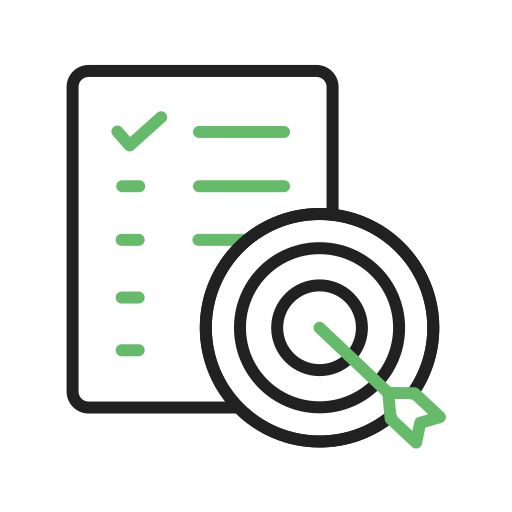 misión icono gratis