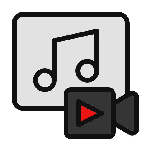 video musical icono gratis