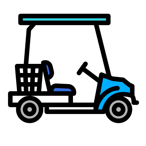 carro de golf icono gratis