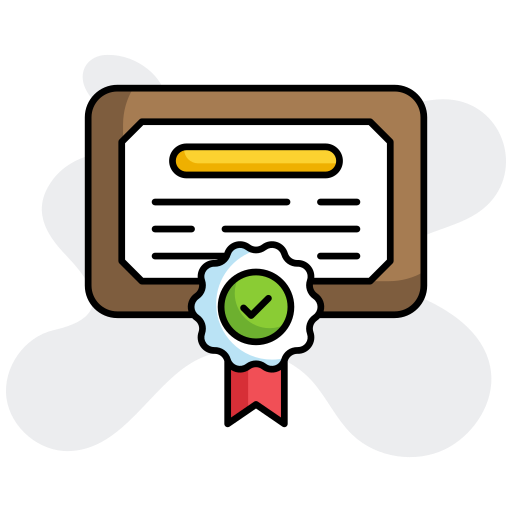 certificado icono gratis