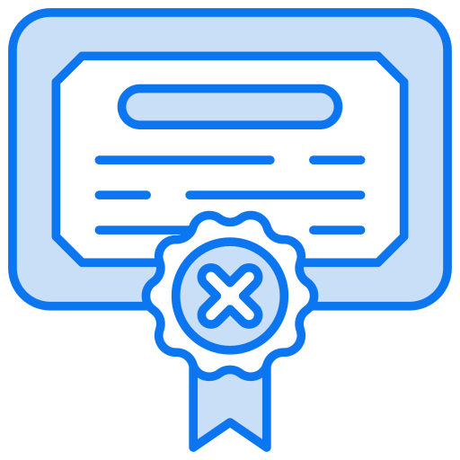 certificado grátis ícone