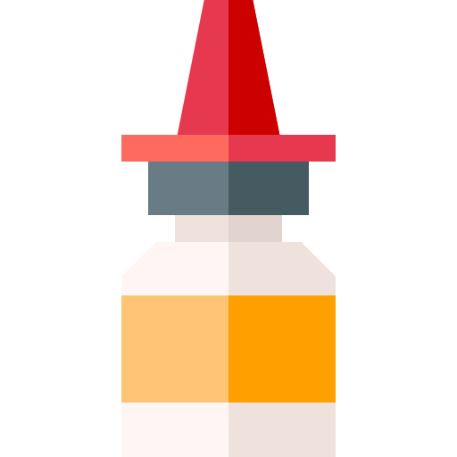 Nasal Spray Basic Straight Flat Icon