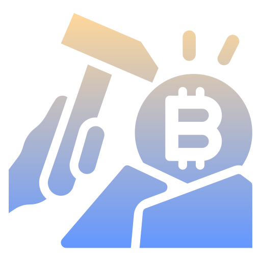 minería bitcoin icono gratis