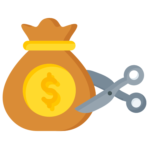 réduction de salaire Icône gratuit réduction de salaire Icône gratuit