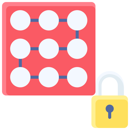 patrón de bloqueo icono gratis
