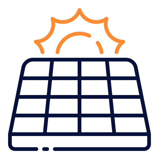 panel solar icono gratis