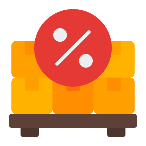 venta al por mayor icono gratis