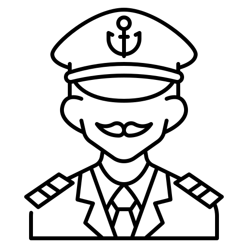 Captain free icon