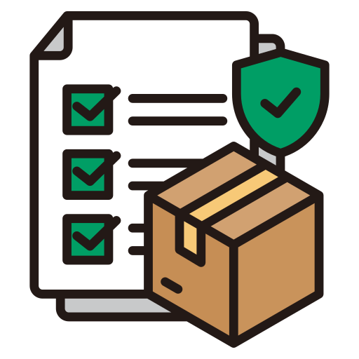 seguridad del producto icono gratis