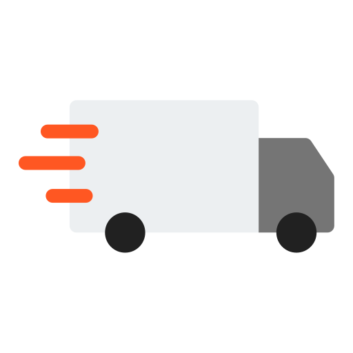 entrega de camiones icono gratis