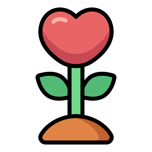 planta de amor icono gratis