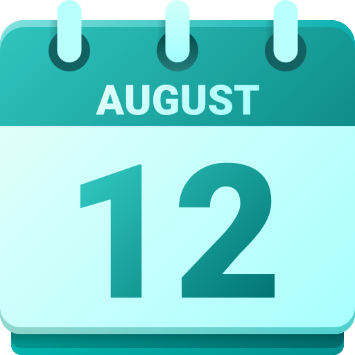 12. august kostenlos Icon 12. august kostenlos Icon