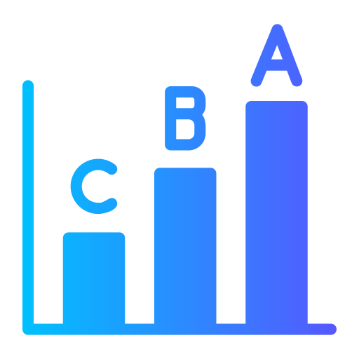 gráfico de barras icono gratis