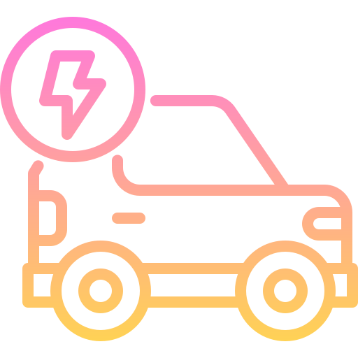 coche eléctrico icono gratis