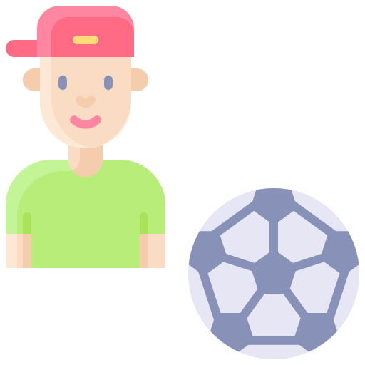 jugador de fútbol icono gratis