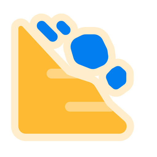 Rockslides free icon Rockslides free icon