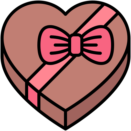 caja de corazon icono gratis