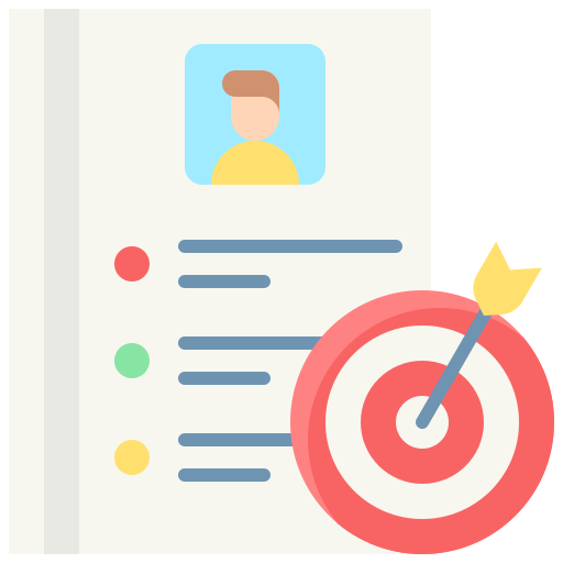 misión icono gratis