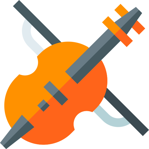 violín icono gratis