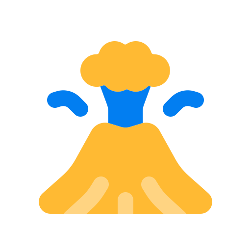 Eruption free icon