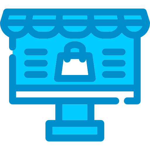 Online shopping free icon