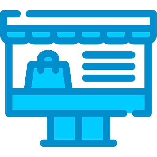 Онлайн покупки бесплатно иконка