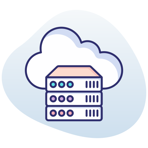 almacenamiento en la nube icono gratis