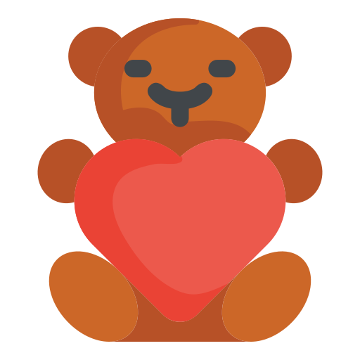 oso de peluche icono gratis