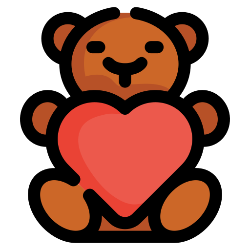 oso de peluche icono gratis