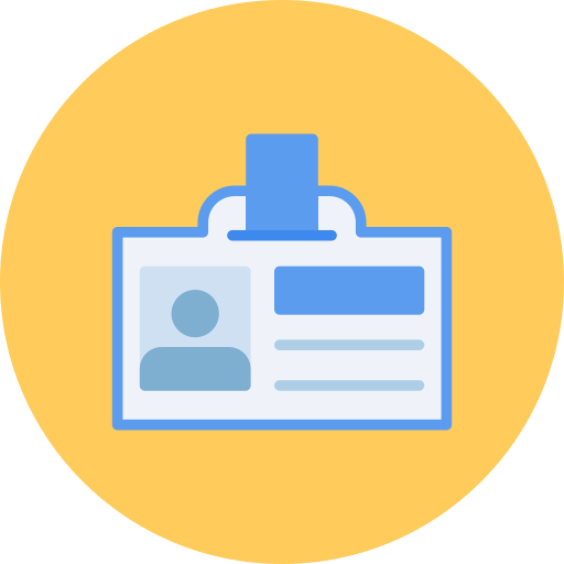 tarjeta de identificación icono gratis