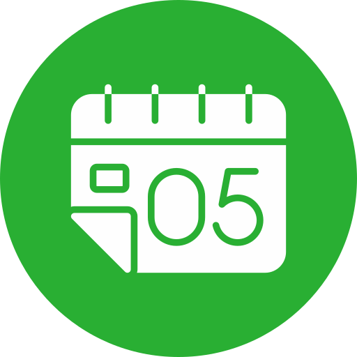 calendario de pared icono gratis