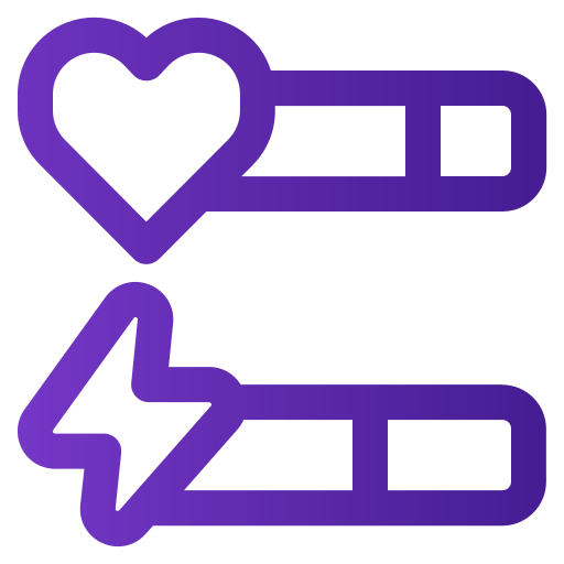 barra de vida icono gratis