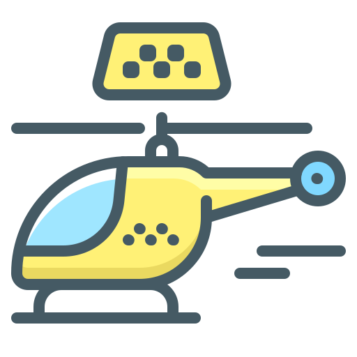 taxi aéreo icono gratis