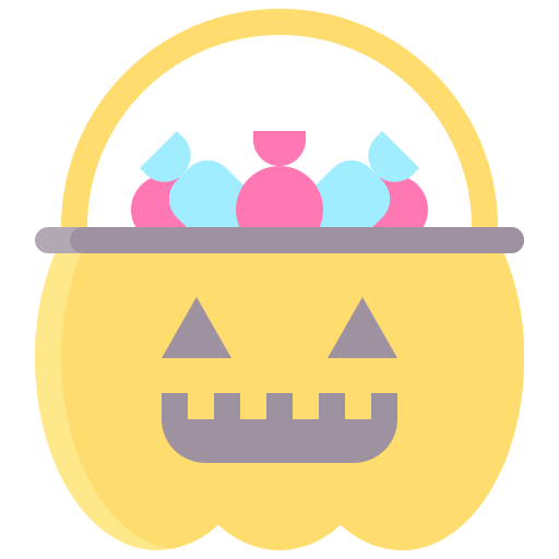 dulce de halloween icono gratis