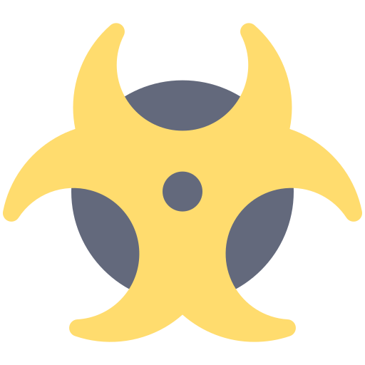 Biohazard free icon